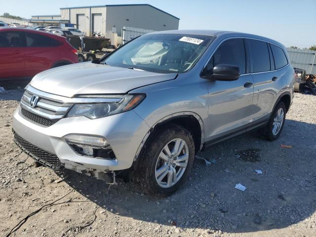 HONDA PILOT LX 2017 with VIN 5FNYF6H19HB103075 - Photo from auction