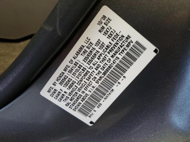 Photo 14 from auction – 2009 HONDA ODYSSEY EX with VIN 5FNRL38689B014719