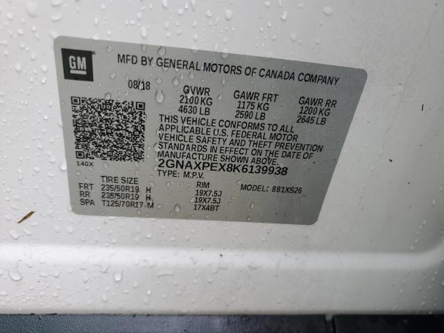 Photo 14 from auction – 2019 CHEVROLET EQUINOX PR with VIN 2GNAXPEX8K6139938