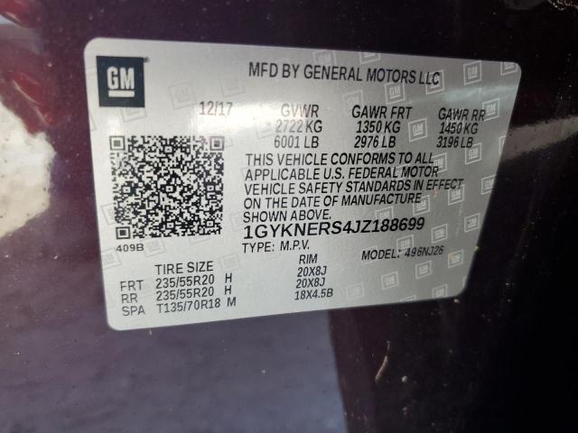 Photo 14 from auction – 2018 CADILLAC XT5 PREMIU with VIN 1GYKNERS4JZ188699