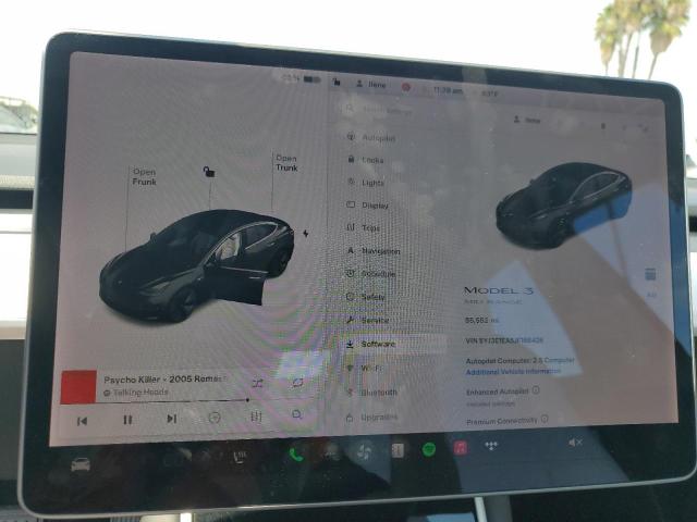 Photo 9 from auction – 2018 TESLA MODEL 3 with VIN 5YJ3E1EA5JF166426