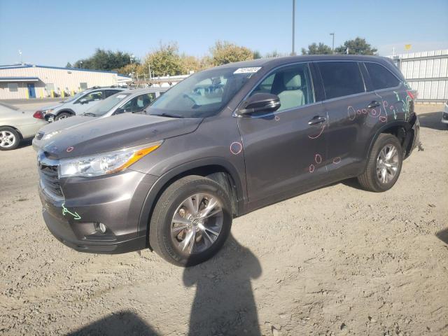TOYOTA HIGHLANDER 2016 with VIN 5TDZKRFH2GS165638 - Photo from auction