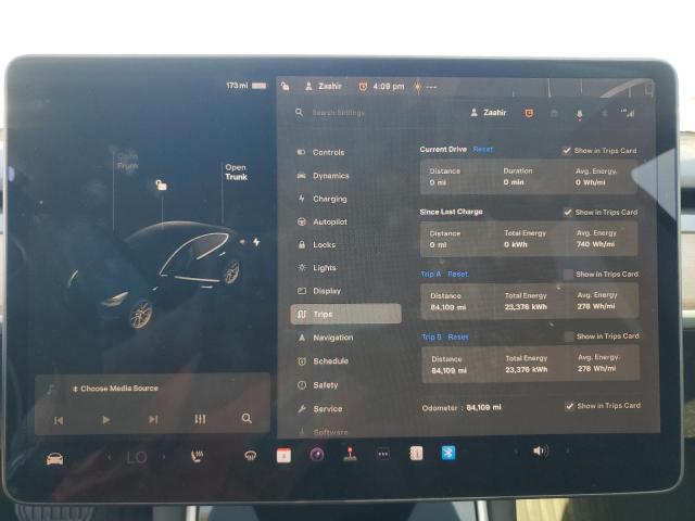 Photo 9 from auction – 2019 TESLA MODEL 3 with VIN 5YJ3E1EA8KF306020