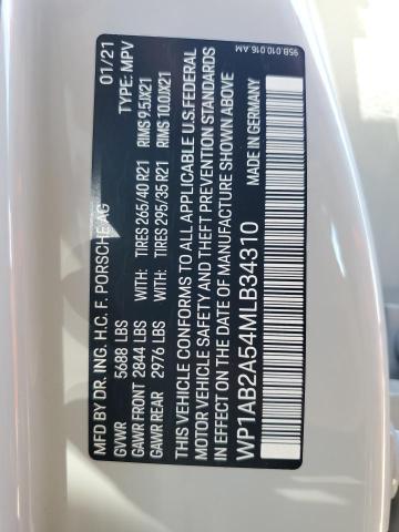 Photo 14 from auction – 2021 PORSCHE MACAN S with VIN WP1AB2A54MLB34310