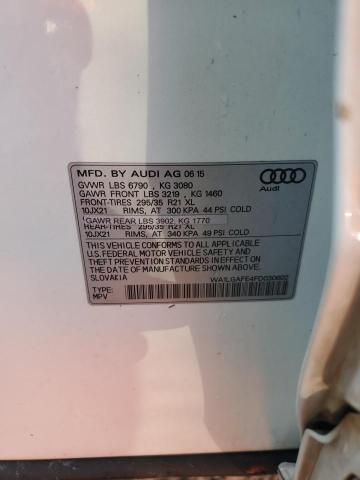 Photo 14 from auction – 2015 AUDI Q7 PREMIUM with VIN WA1LGAFE4FD030602