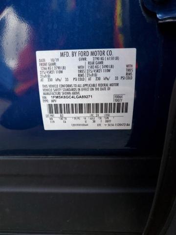 Photo 14 from auction – 2020 FORD EXPLORER S with VIN 1FM5K8GC4LGA89271
