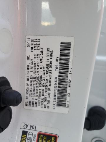 Photo 14 from auction – 2013 HONDA CR-V EXL with VIN 5J6RM3H77DL043344
