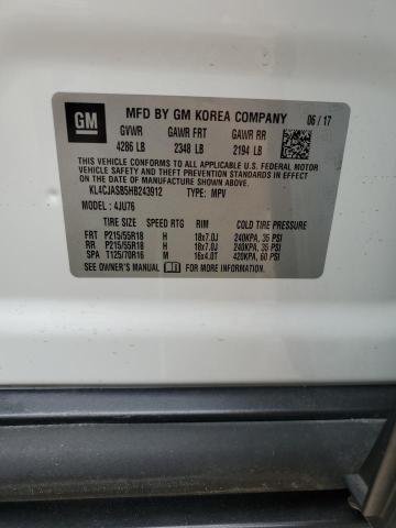 Photo 14 from auction – 2017 BUICK ENCORE PRE with VIN KL4CJASB5HB243912