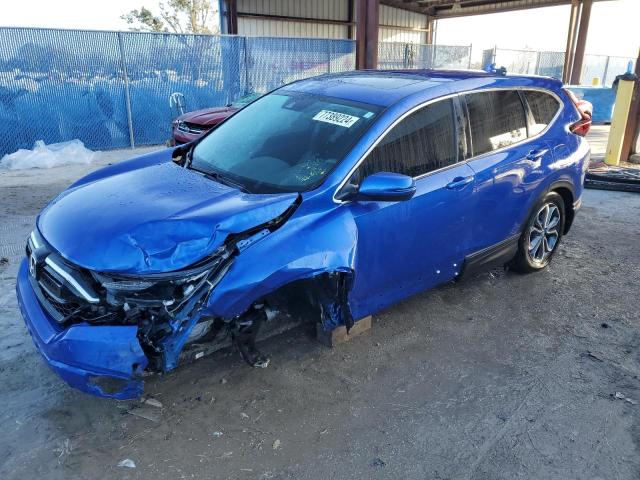 HONDA CR-V EX 2022 with VIN 7FARW1H53NE009672 - Photo from auction