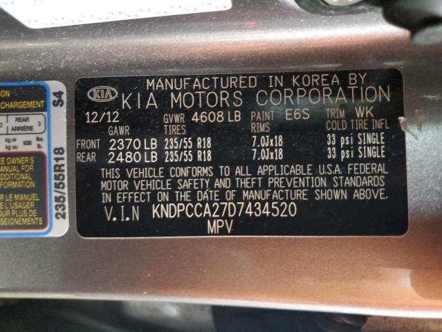 Photo 14 from auction – 2013 KIA SPORTAGE E with VIN KNDPCCA27D7434520