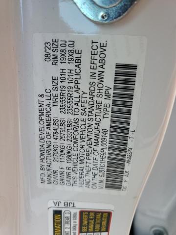 Photo 14 from auction – 2023 ACURA RDX TECHNO with VIN 5J8TC1H59PL009140