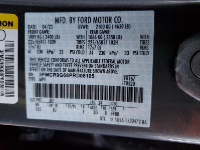 Photo 14 from auction – 2023 FORD BRONCO SPO with VIN 3FMCR9G68PRD08105