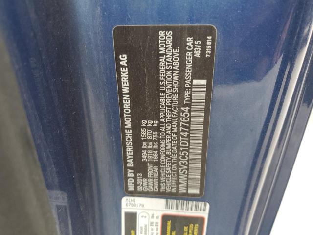 Photo 14 from auction – 2013 MINI COOPER S with VIN WMWSV3C51DT477654