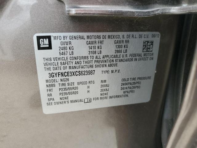Photo 14 from auction – 2012 CADILLAC SRX PREMIU with VIN 3GYFNCE3XCS623987