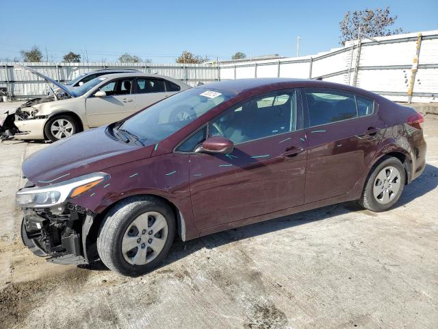 KIA FORTE LX 2017 with VIN 3KPFK4A75HE046207 - Photo from auction
