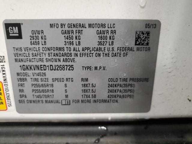 Photo 14 from auction – 2013 GMC ACADIA SLE with VIN 1GKKVNED1DJ268725