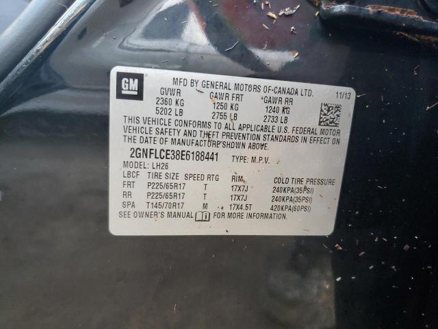 Photo 14 from auction – 2014 CHEVROLET EQUINOX LT with VIN 2GNFLCE38E6188441