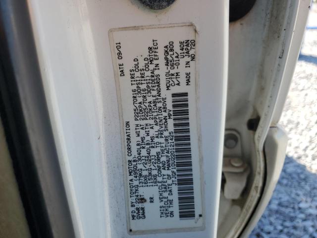Photo 14 from auction – 2002 LEXUS RX 300 with VIN JTJGF10U220121425