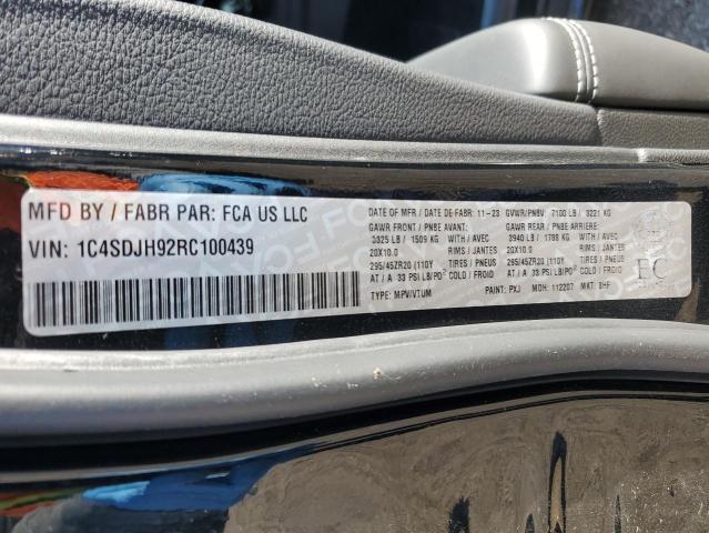 Photo 14 from auction – 2024 DODGE DURANGO SR with VIN 1C4SDJH92RC100439