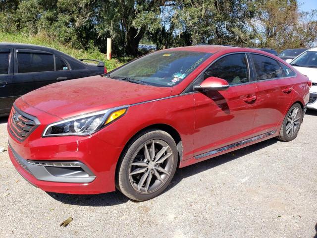HYUNDAI SONATA SPO 2017 with VIN 5NPE34AB5HH542035 - Photo from auction