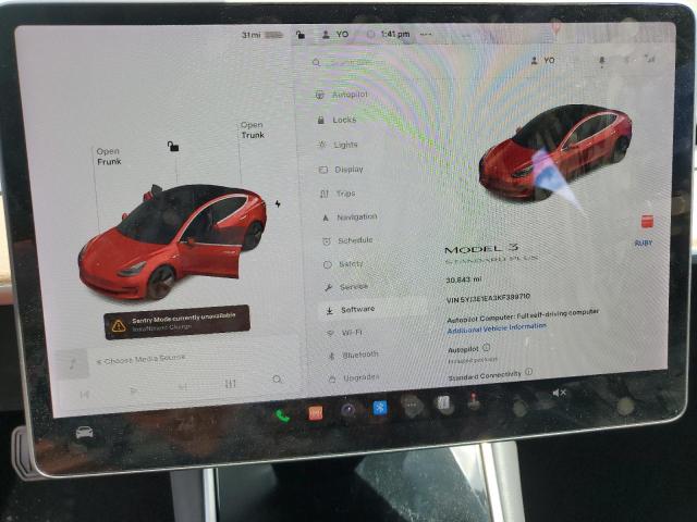 Photo 9 from auction – 2019 TESLA MODEL 3 with VIN 5YJ3E1EA3KF399710