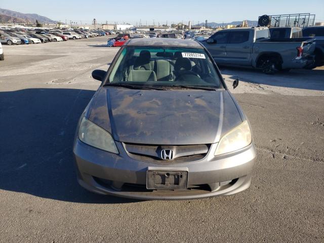 Photo 5 from auction – 2005 HONDA CIVIC DX with VIN 2HGES16485H525232