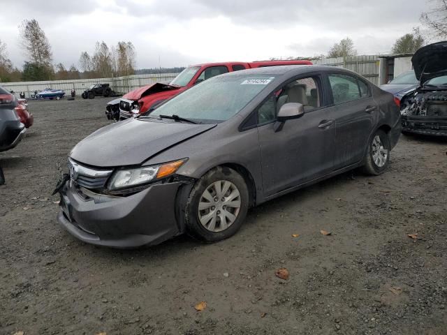 HONDA CIVIC LX 2012 with VIN 19XFB2F55CE108841 - Photo from auction