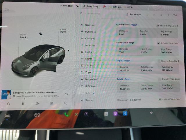 Photo 9 from auction – 2020 TESLA MODEL 3 with VIN 5YJ3E1EC1LF736409