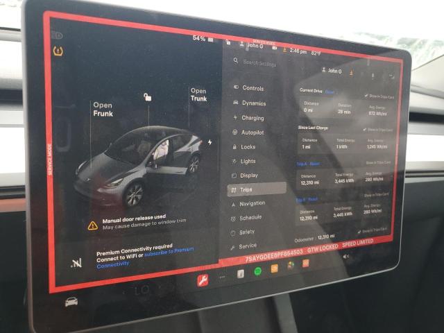 Photo 9 from auction – 2023 TESLA MODEL Y with VIN 7SAYGDEE8PF854503