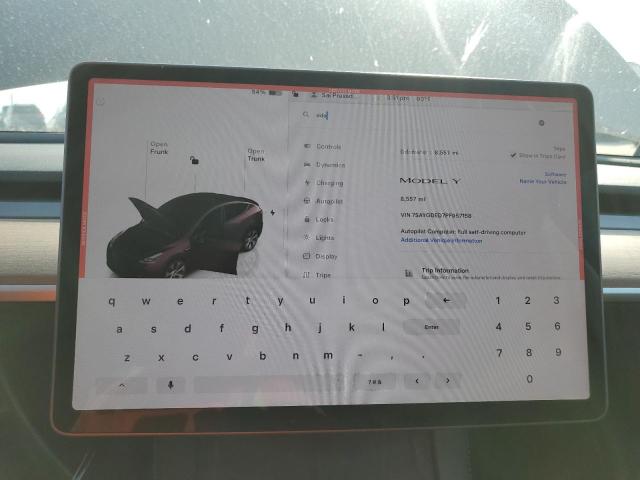 Photo 9 from auction – 2023 TESLA MODEL Y with VIN 7SAYGDED7PF957158