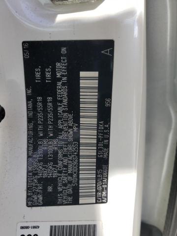Photo 14 from auction – 2016 TOYOTA SIENNA XLE with VIN 5TDYK3DC9GS742553