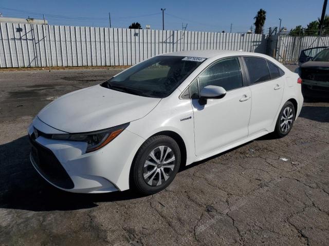 TOYOTA COROLLA LE 2021 with VIN JTDEAMDE8MJ016186 - Photo from auction