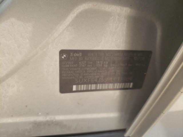 Photo 14 from auction – 2009 BMW X5 XDRIVE3 with VIN 5UXFE43559L038909