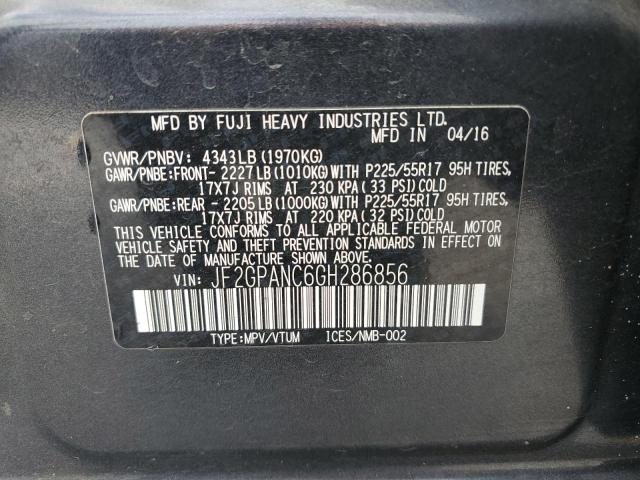Фото 14 с аукциона – 2016 SUBARU CROSSTREK с VIN JF2GPANC6GH286856
