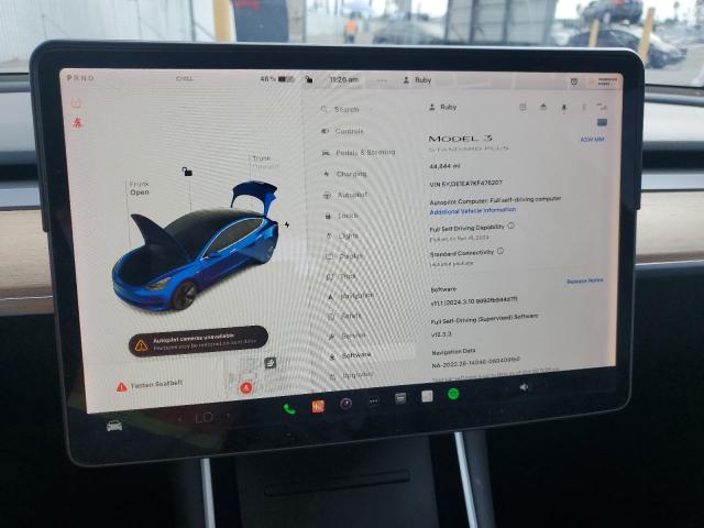Photo 9 from auction – 2019 TESLA MODEL 3 with VIN 5YJ3E1EA7KF476207
