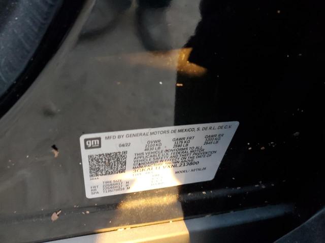 Photo 14 from auction – 2022 GMC TERRAIN SL with VIN 3GKALTEVXNL213800