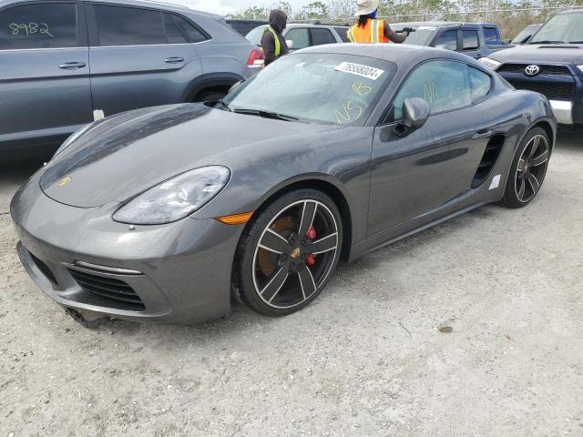 PORSCHE CAYMAN S 2022 with VIN WP0AB2A89NS263274 - Photo from auction