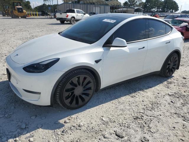 TESLA MODEL Y 2022 with VIN 7SAYGDEF8NF532014 - Photo from auction