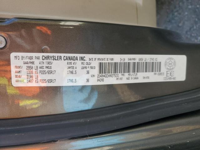 Photo 14 from auction – 2010 DODGE GRAND CARA with VIN 2D4RN4DEXAR275231