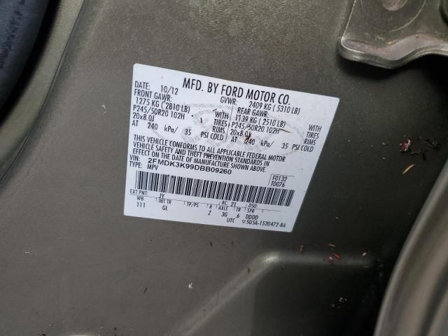 Photo 14 from auction – 2013 FORD EDGE LIMIT with VIN 2FMDK3K99DBB09260
