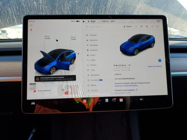 Photo 9 from auction – 2024 TESLA MODEL Y with VIN 7SAYGDEE4RF060486