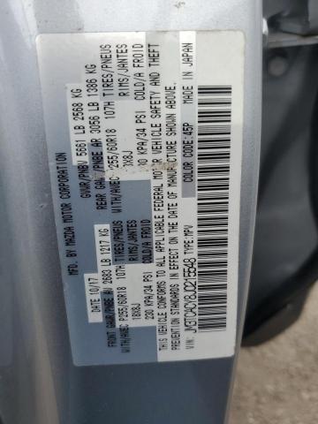 Photo 14 from auction – 2018 MAZDA CX-9 TOURI with VIN JM3TCACY8J0215548