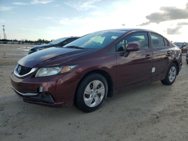 HONDA CIVIC LX 2013 with VIN 19XFB2F51DE047845 - Photo from auction