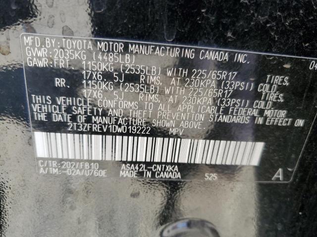 Photo 14 from auction – 2013 TOYOTA RAV4 LE with VIN 2T3ZFREV1DW019222