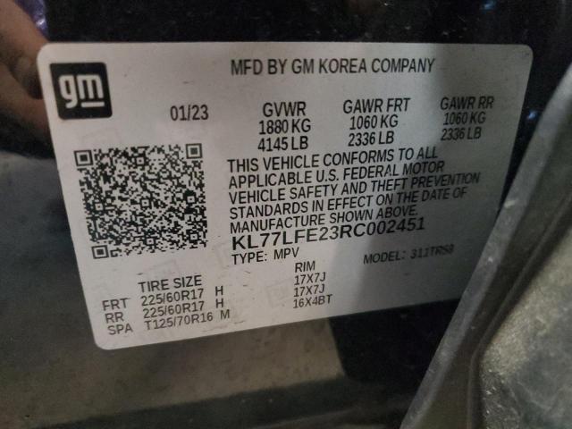 Photo 14 from auction – 2024 CHEVROLET TRAX LS with VIN KL77LFE23RC002451