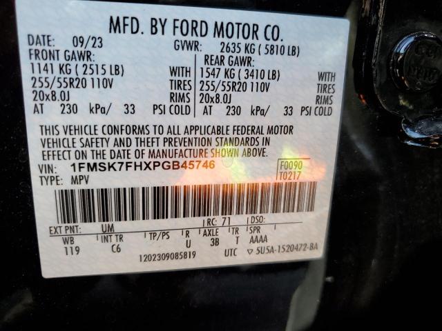 Photo 14 from auction – 2023 FORD EXPLORER L with VIN 1FMSK7FHXPGB45746