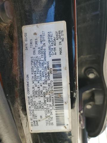Photo 14 from auction – 2002 TOYOTA 4RUNNER SR with VIN JT3HN86R320376773