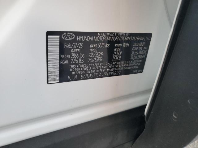 Photo 14 from auction – 2023 HYUNDAI SANTA FE S with VIN 5NMS3DA11PH006172