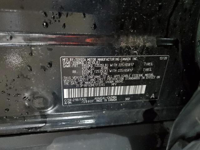 Photo 14 from auction – 2021 TOYOTA RAV4 XLE with VIN 2T3P1RFV0MC173345