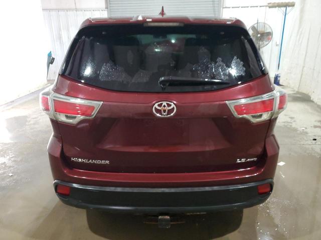 Photo 6 from auction – 2014 TOYOTA HIGHLANDER with VIN 5TDBKRFH9ES035614